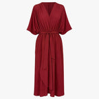 Lila | Women's Elegant Maxi Dress with Tie Waist