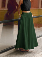 Lilia | Women's Elegant Long White Maxi Skirt