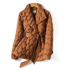Lilith - Women's Quilted Belted Puffer Jacket