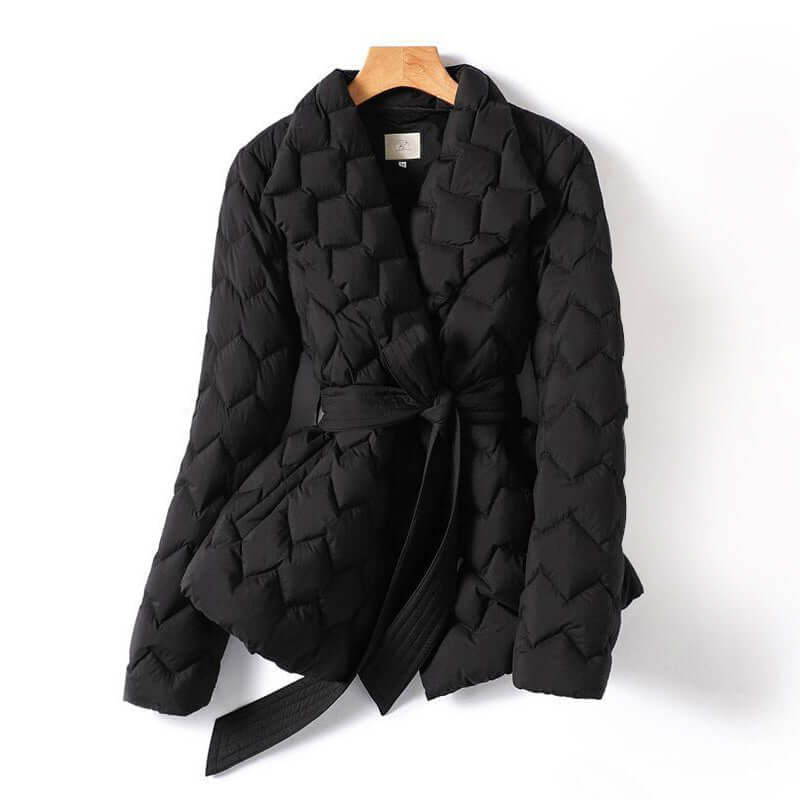 Lilith - Women's Quilted Belted Puffer Jacket