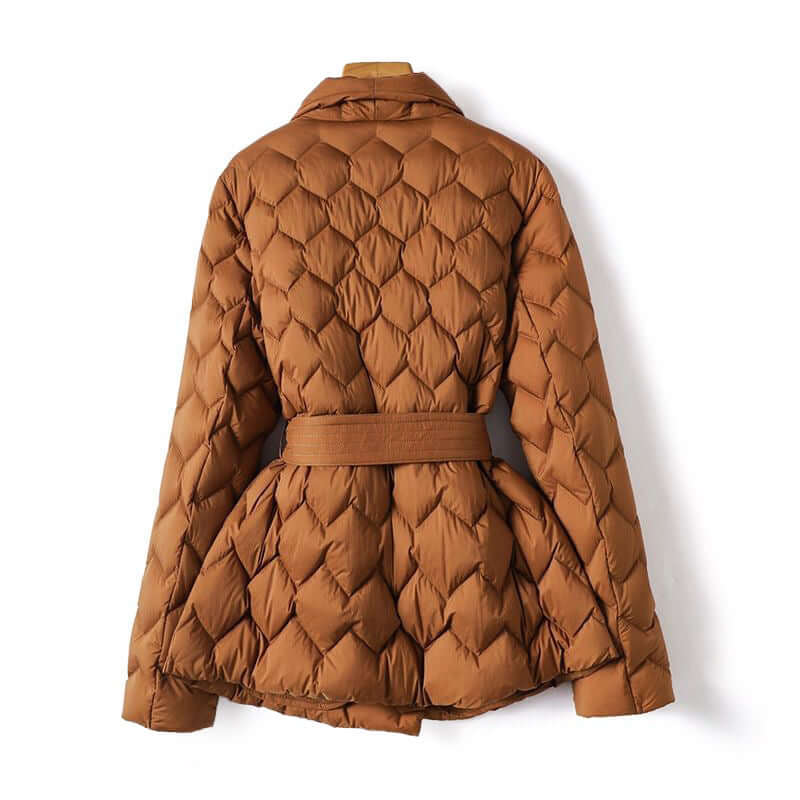 Lilith - Women's Quilted Belted Puffer Jacket