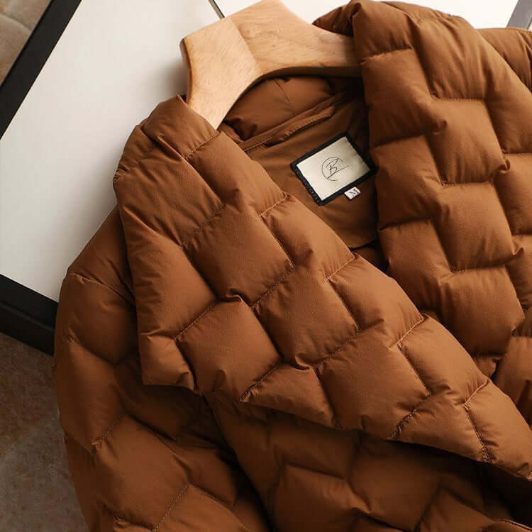 Lilith - Women's Quilted Belted Puffer Jacket