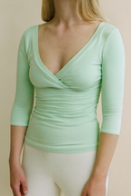 Liora | Women's Chic Wrap Going Out Top