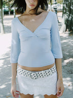 Liora | Women's Chic Wrap Going Out Top
