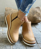 Livia - Women's Casual Ankle Boots with Platform Sole