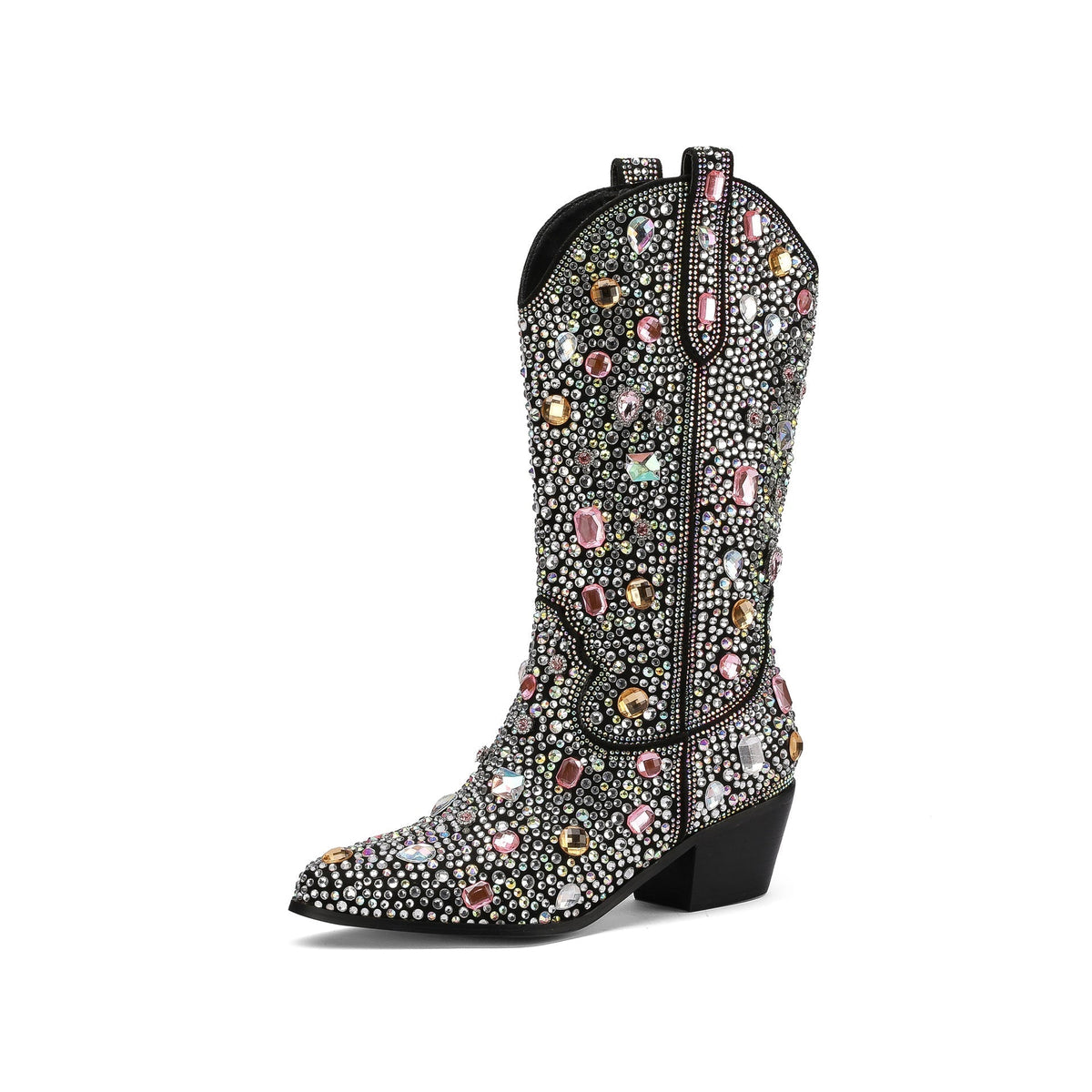 Livia - Women's Embellished Cowboy Boots