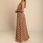 Livia | Women's Polka Dot Maxi Dress