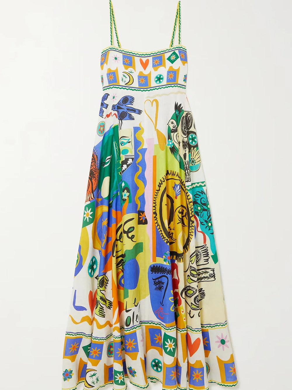 Nova | Women's Colorful Graphic Print Maxi Dress