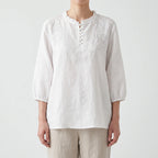 Lumira - Lightweight Embroidered Casual Blouse
