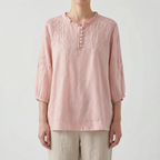 Lumira - Lightweight Embroidered Casual Blouse