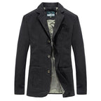Rowan | Men's Casual Blazer with Button Detail