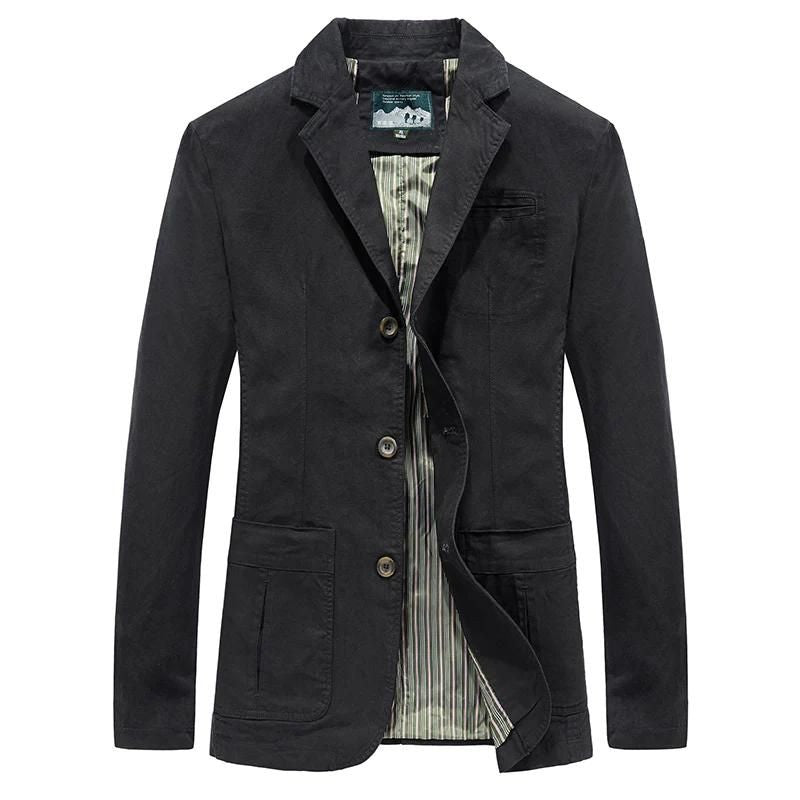 Rowan | Men's Casual Blazer with Button Detail