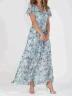 Elara | Women's Elegant Floral Maxi Dress