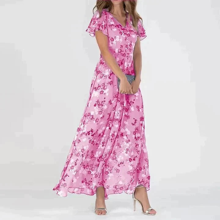 Elara | Women's Elegant Floral Maxi Dress