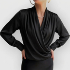 Marlowe | Women's Elegant Drape Blouse