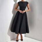 Marlowe | Women's Elegant Pleated Midi Dress