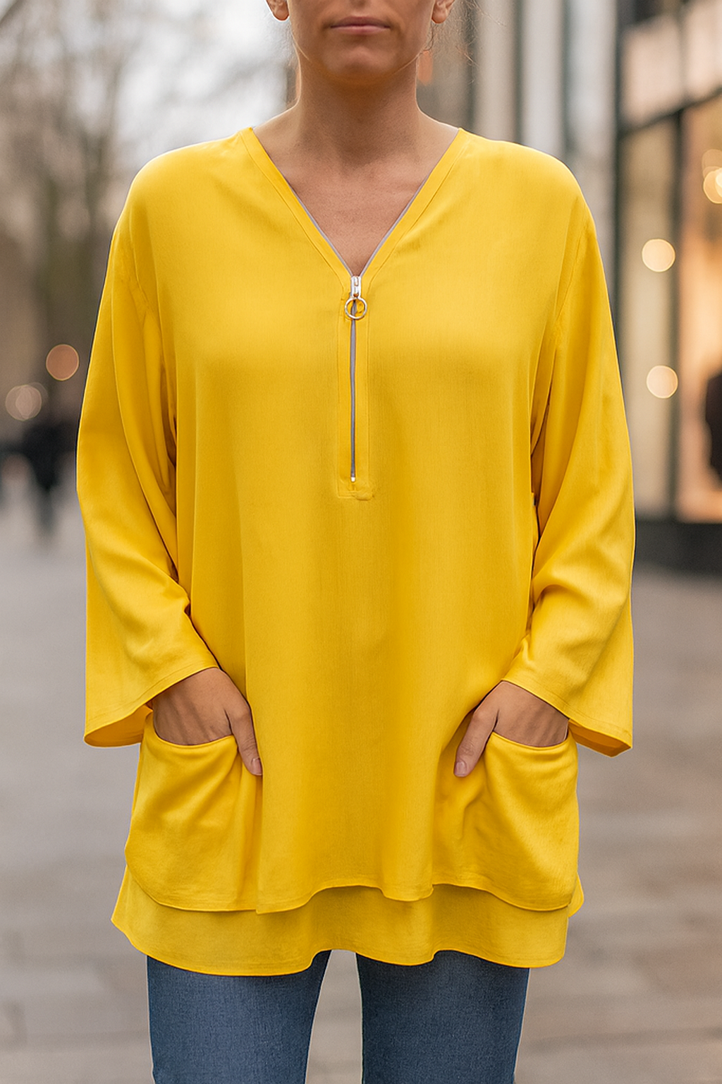 Mireille | Women's Zipped Comfort Blouse