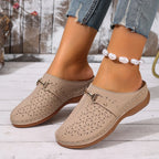 Nola | Women's Clogs with Floral Cutout Design