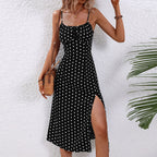 Nyla | Women's Chic Polka Dot Midi Dress