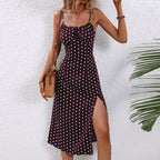 Nyla | Women's Chic Polka Dot Midi Dress