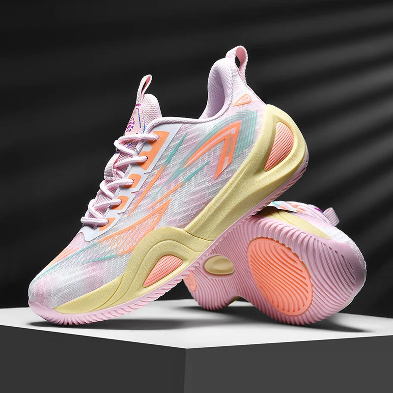 Odalys - Women's Colorful Basketball Shoes with Cushioned Soles