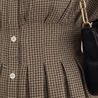 Odette | Women's Autumn Checkered Blouse