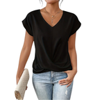Orla | Women's Casual V-Neck Twist Shirt