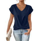 Orla | Women's Casual V-Neck Twist Shirt