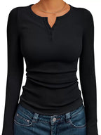 Priya | Women's Casual Henley Shirt