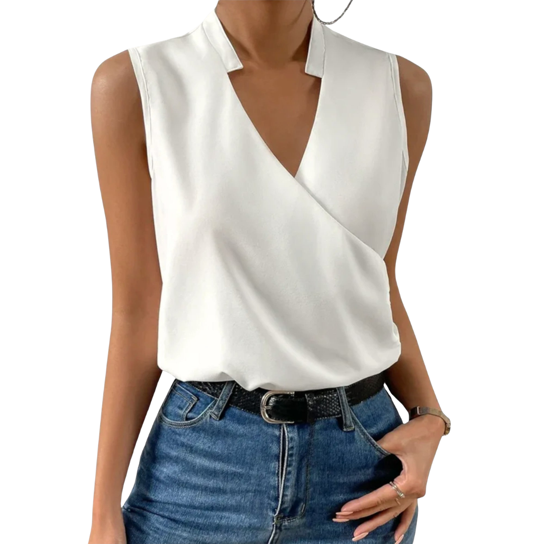 Priya | Women's Floral Print Sleeveless Blouse