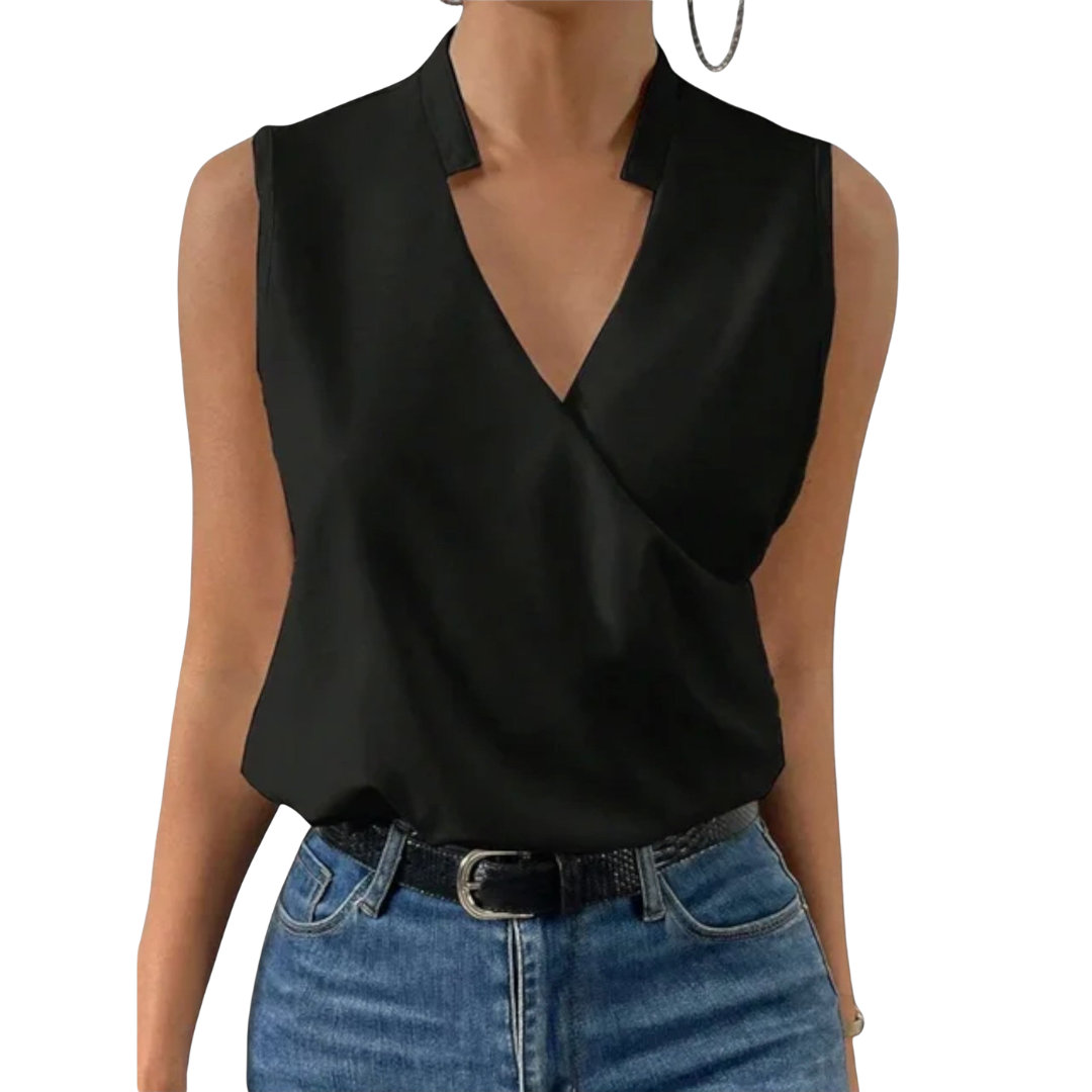 Priya | Women's Floral Print Sleeveless Blouse