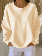 Priya | Women's Relaxed Waffle Knit Sweater