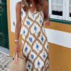 Lennox | Women's Chic Sleeveless Midi Sundress