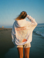 Remi | Women's Oversized Hoodie with Sunset Design