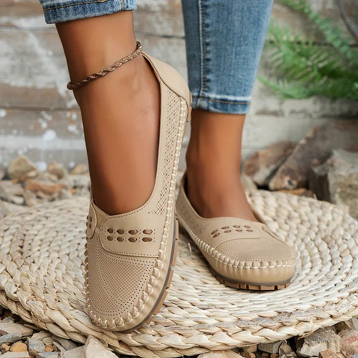 Rhea | Women's Casual Slip On Moccasin Shoes