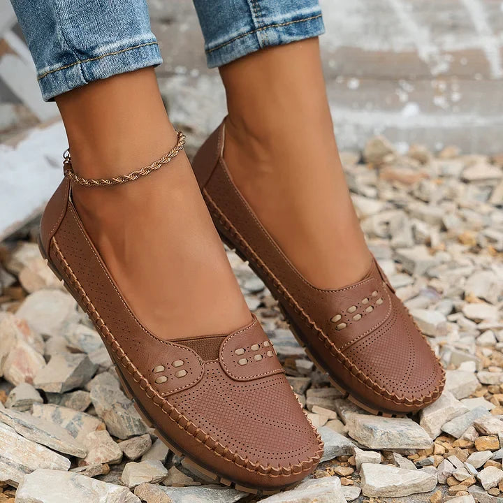 Rhea | Women's Casual Slip On Moccasin Shoes