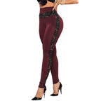 Rhea - Women's Chic Lace Detail Leggings