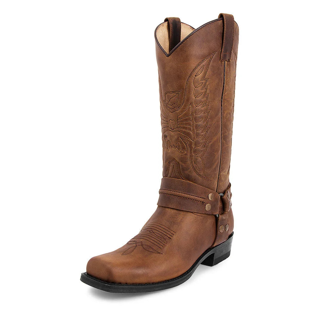 Rhys - Men's Classic Knee High Cowboy Boots