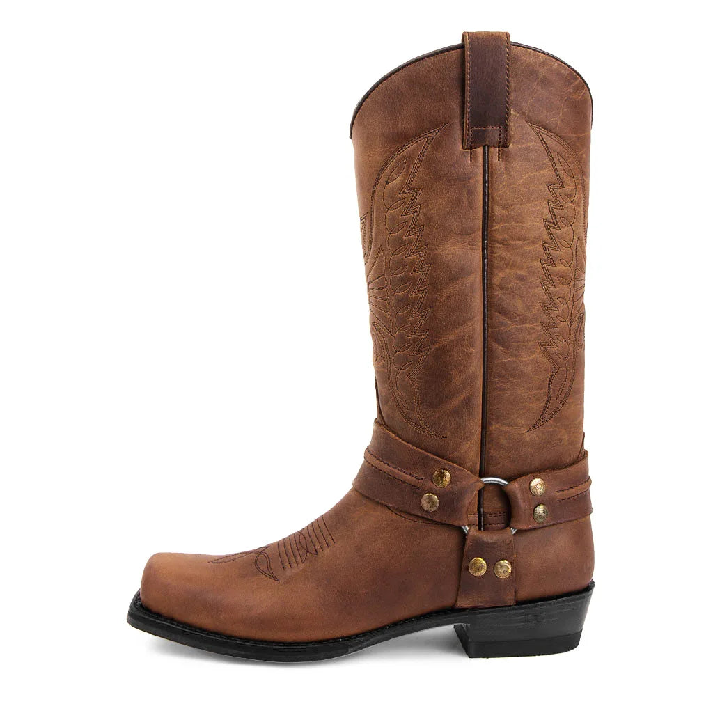 Rhys - Men's Classic Knee High Cowboy Boots