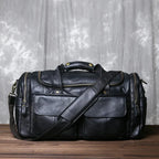 Rowan - Men's Classic Faux Leather Duffle Bag