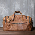 Rowan - Men's Classic Faux Leather Duffle Bag