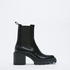Rowan - Women's Classic Chelsea Boots with Chunky Heel