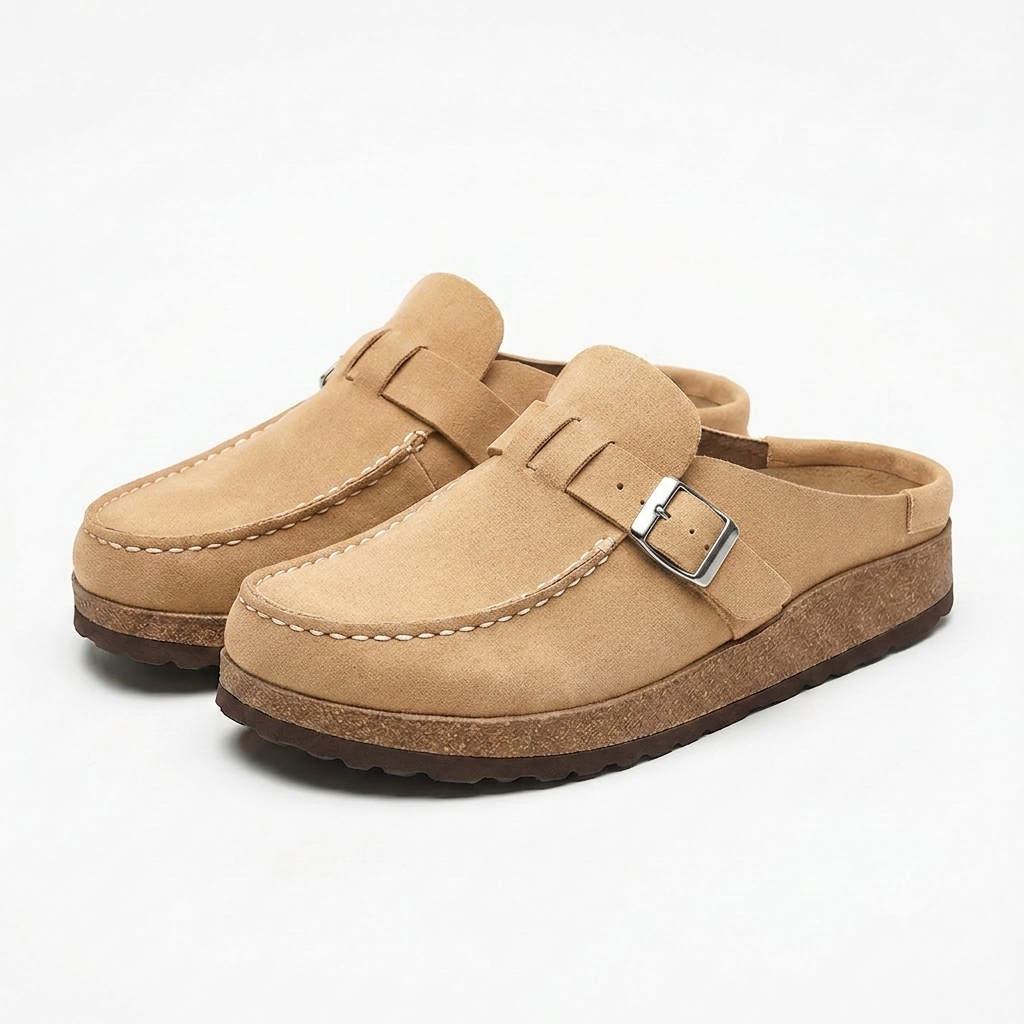 Rowan | Women's Classic Clogs with Buckle Detail