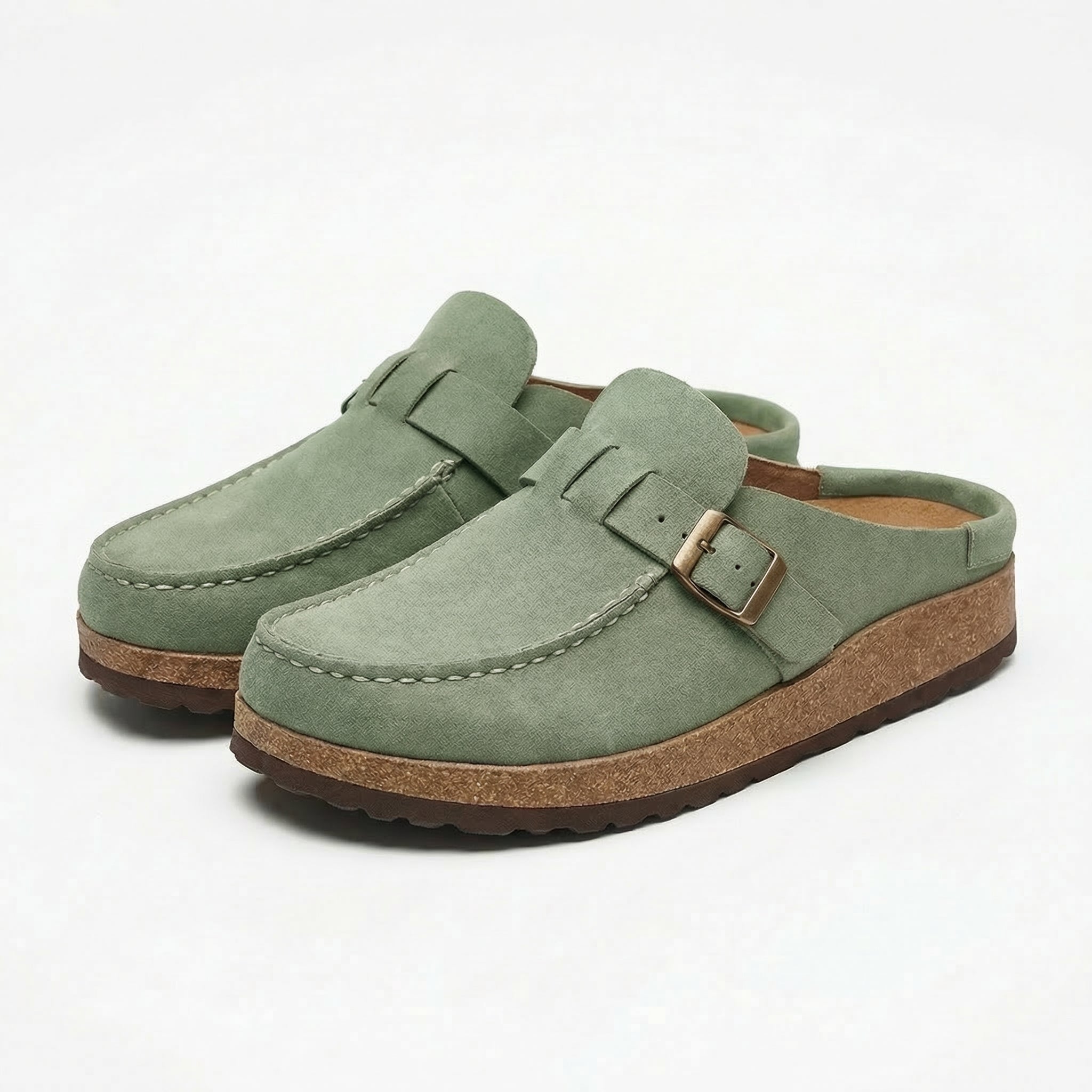 Rowan | Women's Classic Clogs with Buckle Detail