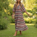 Rowan | Women's Vibrant Maxi Dress with Boho Flair