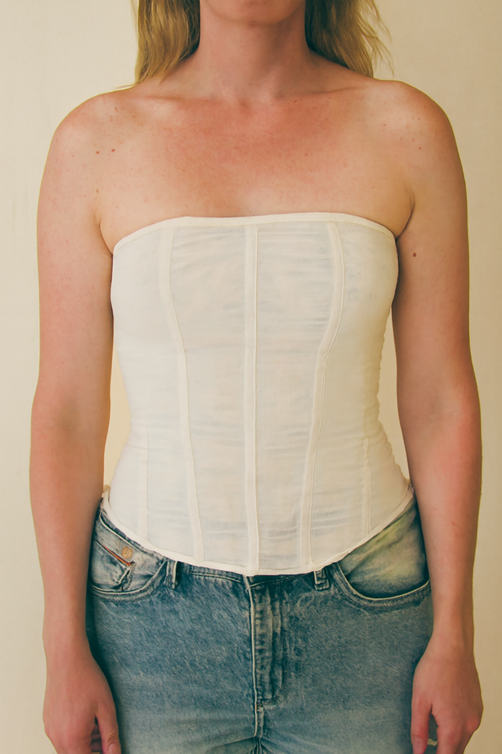 Sanne | Women's Strapless Corset Top