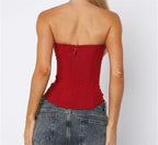 Sanne | Women's Strapless Corset Top