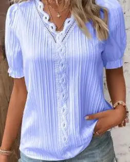Selene | Women's Elegant Pleated Blouse