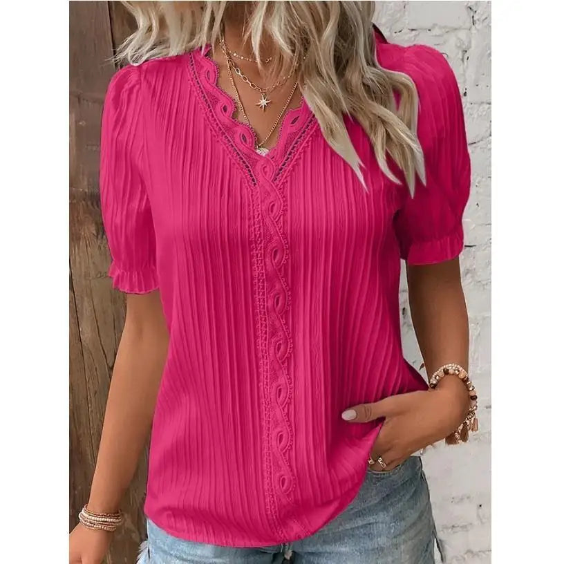 Selene | Women's Elegant Pleated Blouse