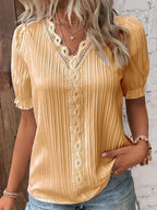 Selene | Women's Elegant Pleated Blouse